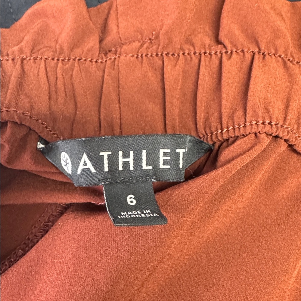 ATHLETA Skyline Pants Rust With Pockets Size 6 Great Condition! - Picture 8 of 8